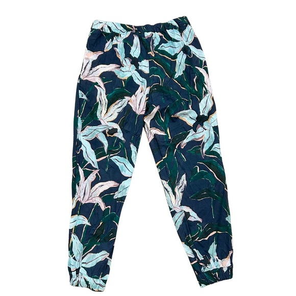 Tory Burch Floral Jogger Pants | Size S/P - Picture 1 of 5